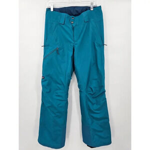 Patagonia Women's L Belay Blue Insulated Powder Town Snow Pants Reg NWT